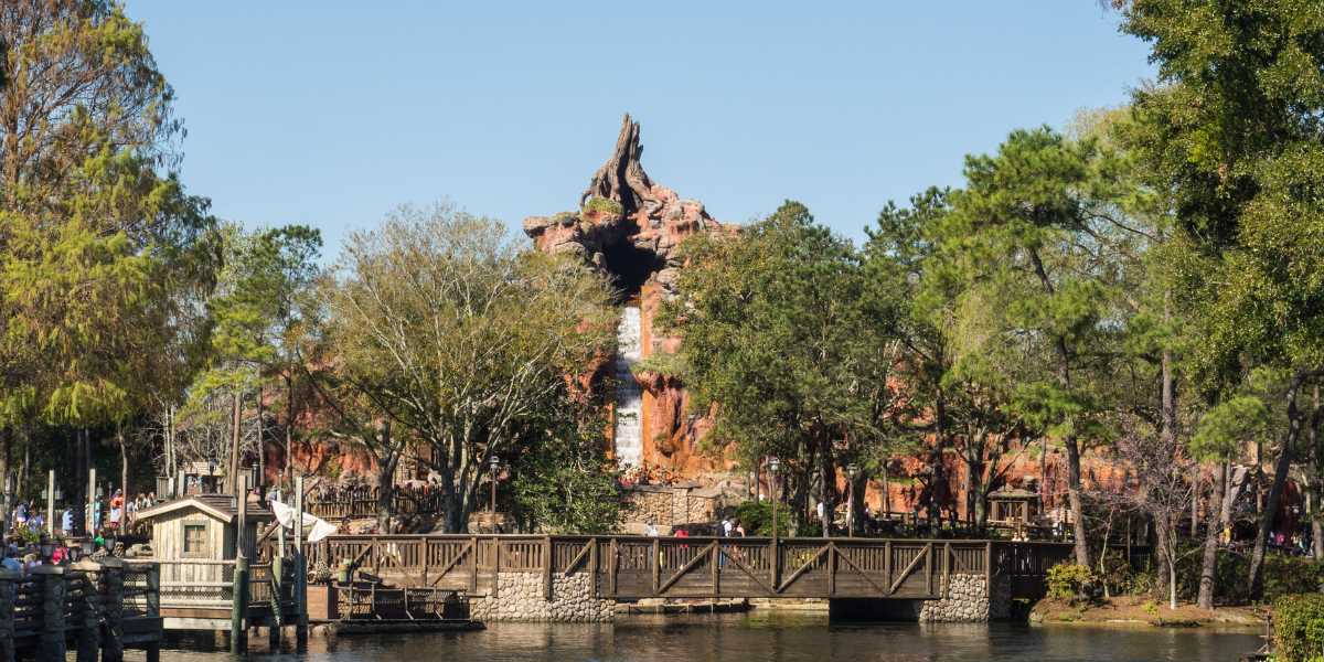 The old Splash Mountain attraction in Disney World
