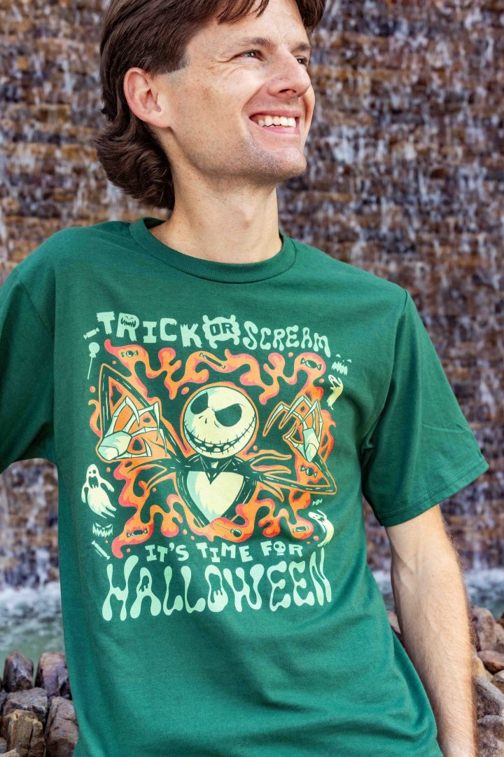 Disney Halloween Merch on Demand Jack Skellington Shirt