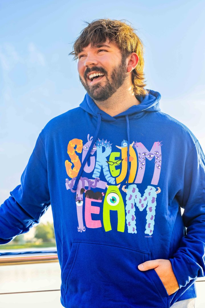 Monsters Inc Halloween Merch on Demand Scream Team Hoodie on Amazon
