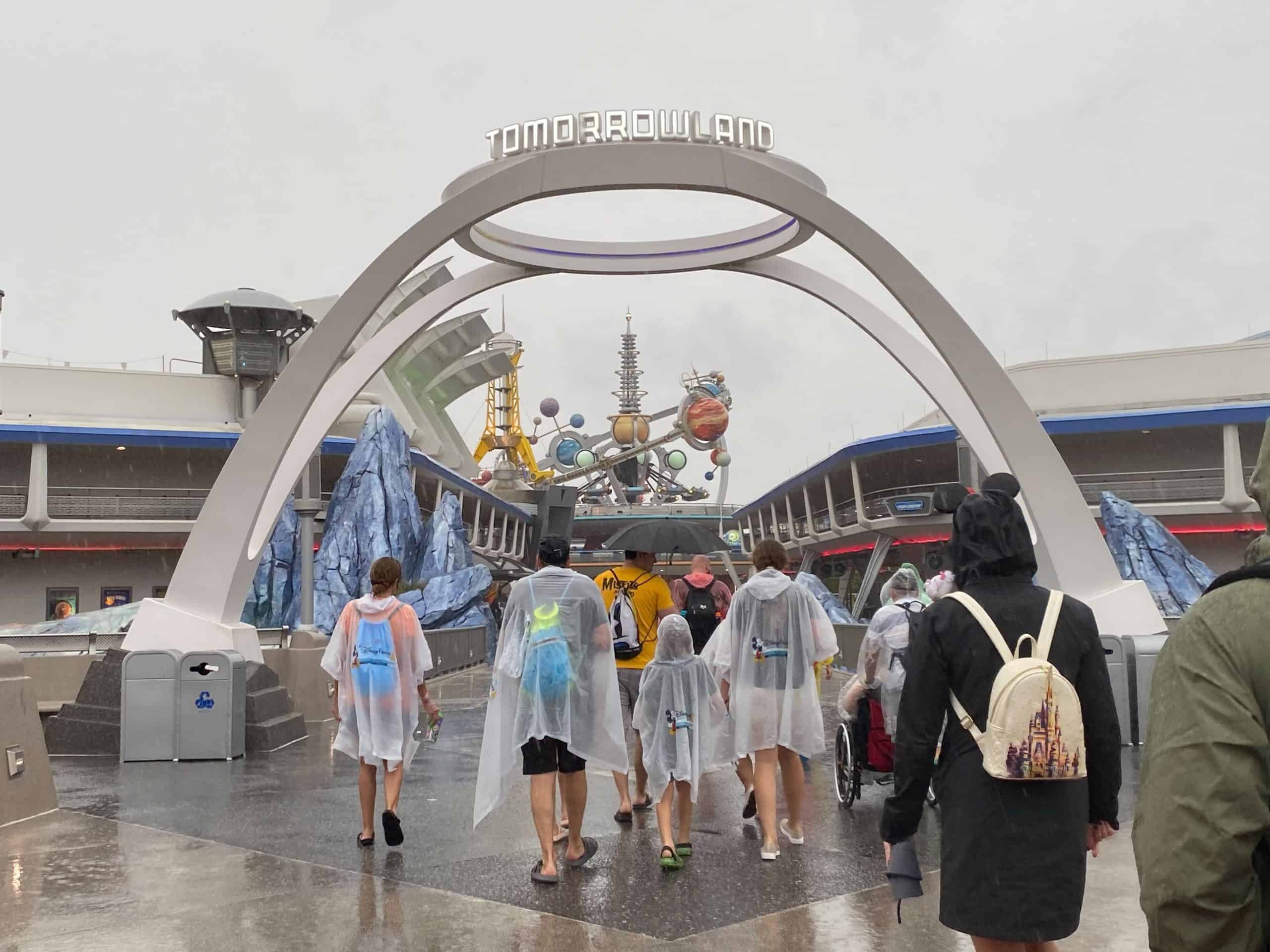 Tomorrowland Magic Kingdom Hurricane Milton