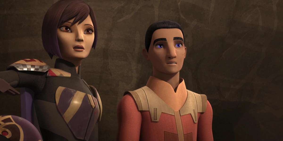Ezra Bridger and Sabine Wren in 'Star Wars Rebels'