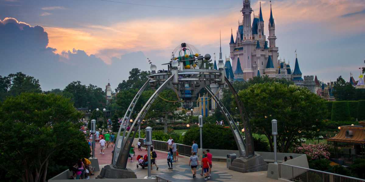 Cinderella Castle from Tomorrowland