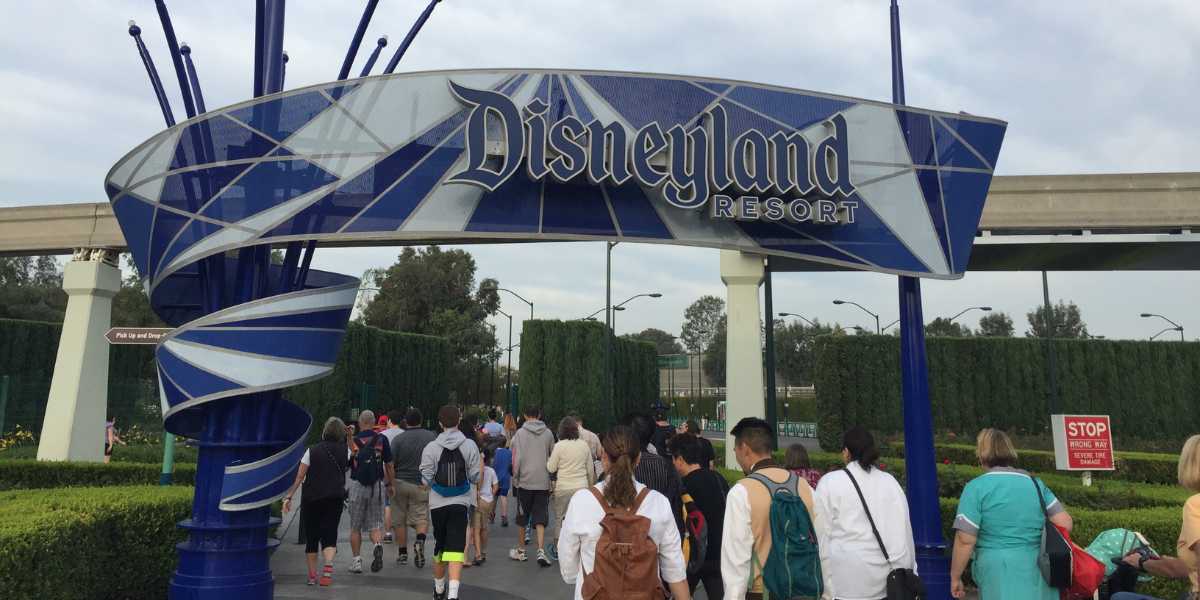 Entrance to Disneyland Resort