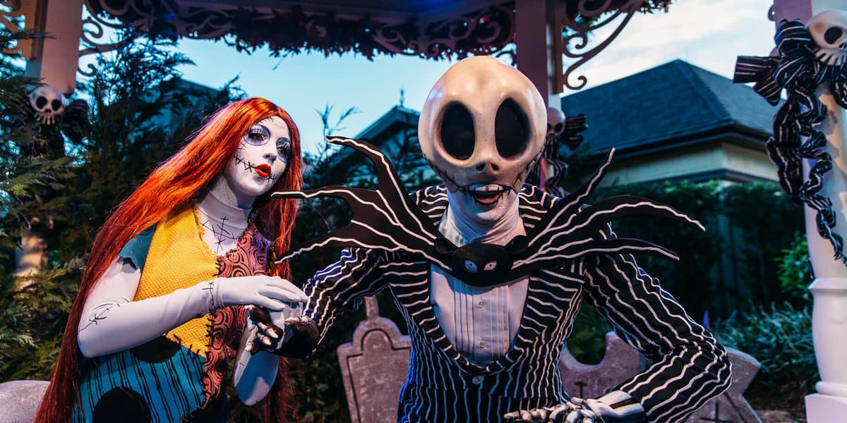Mickey's Not-So-Scary Halloween Party Jack and Sally