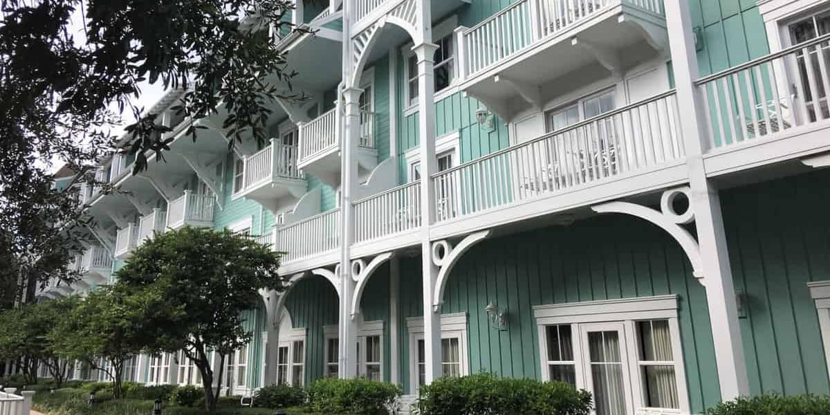 Disney's Beach Club Villas's exterior.