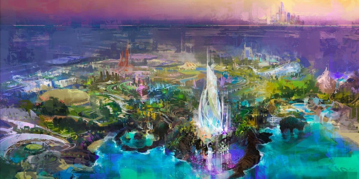 Concept art for Disney Abu Dhabi