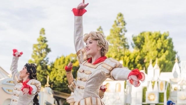Hannah Jacks in the Christmas Fantasy Parade at Disneyland