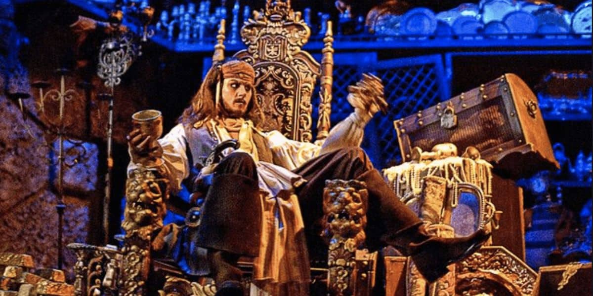 Pirates of the Caribbean Jack Sparrow on ride