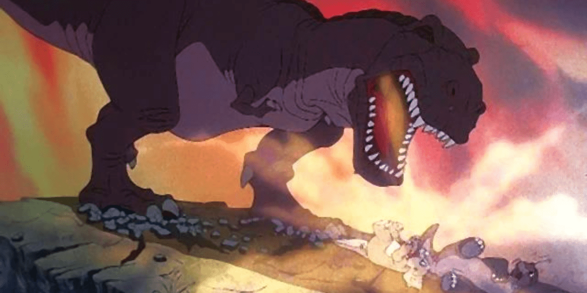 Sharptooth in 'The Land Before Time'