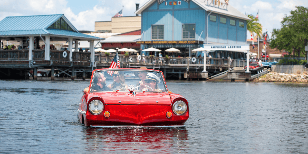 Vintage Amphicar Tour at the BOATHOUSE