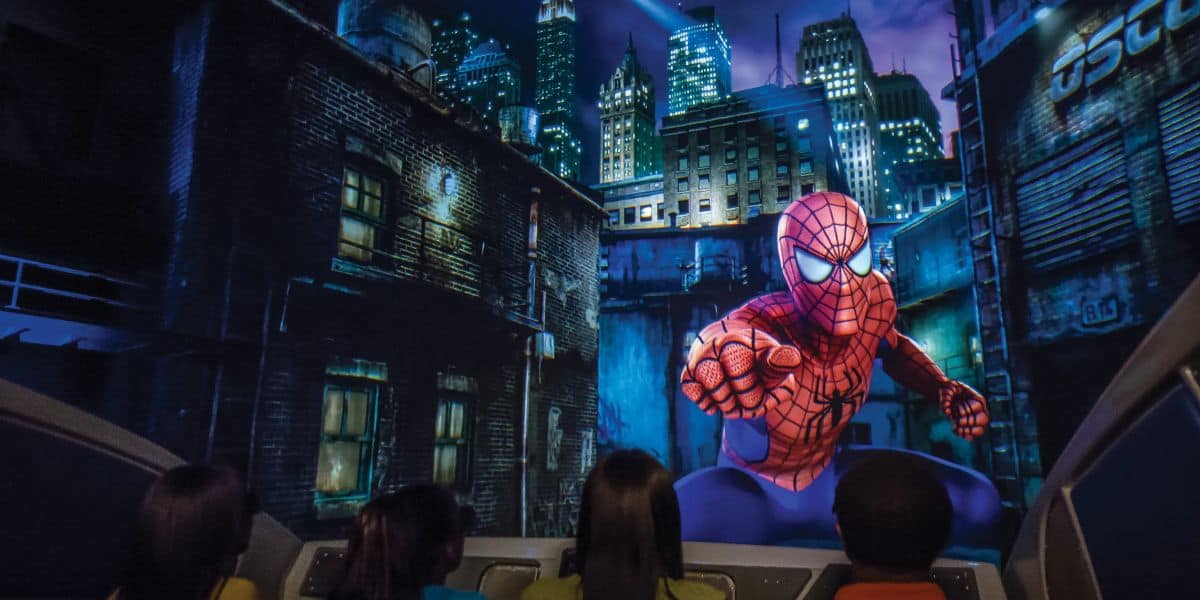 Guests on The Amazing Adventures of Spider-Man ride