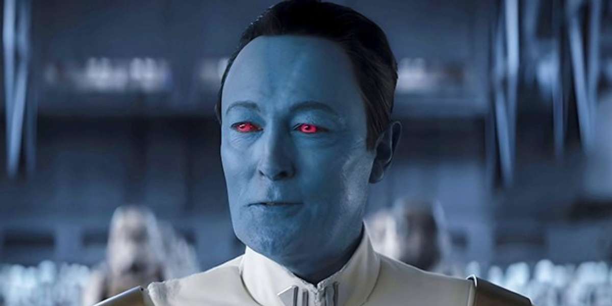 Grand Admiral Thrawn (Lars Mikkelsen) in 'Ahsoka' 1.06